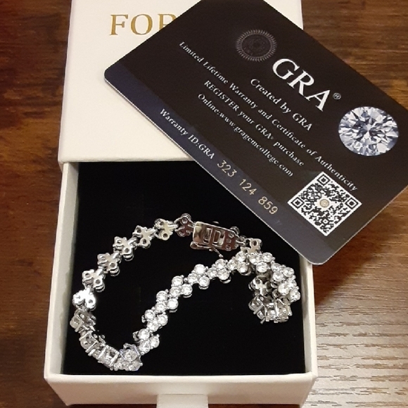 Moissanite Tennis Bracelet - Picture 7 of 7